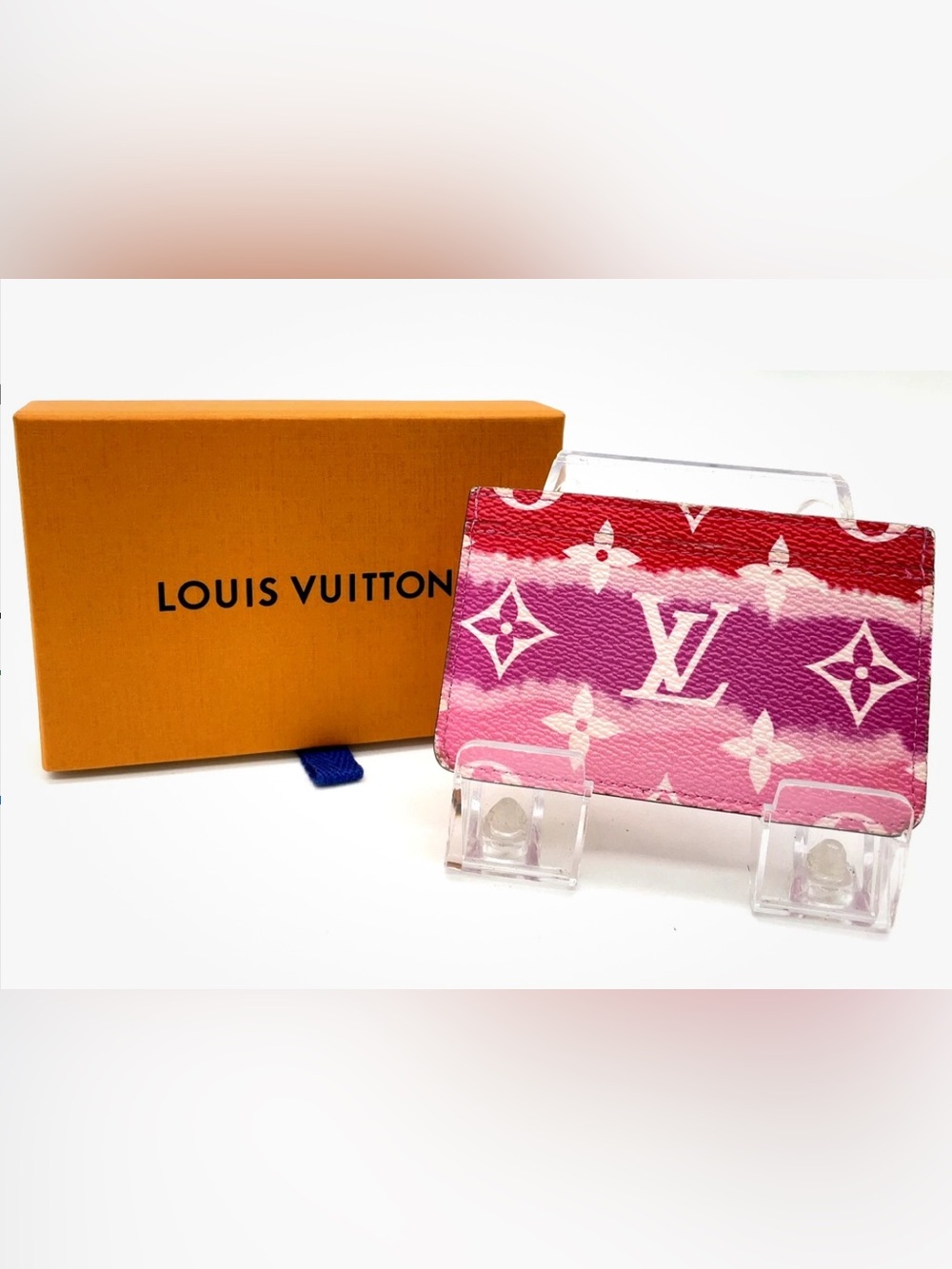 Louis Vuitton Pink and Fuchsia Ombre Monogram Card Holder